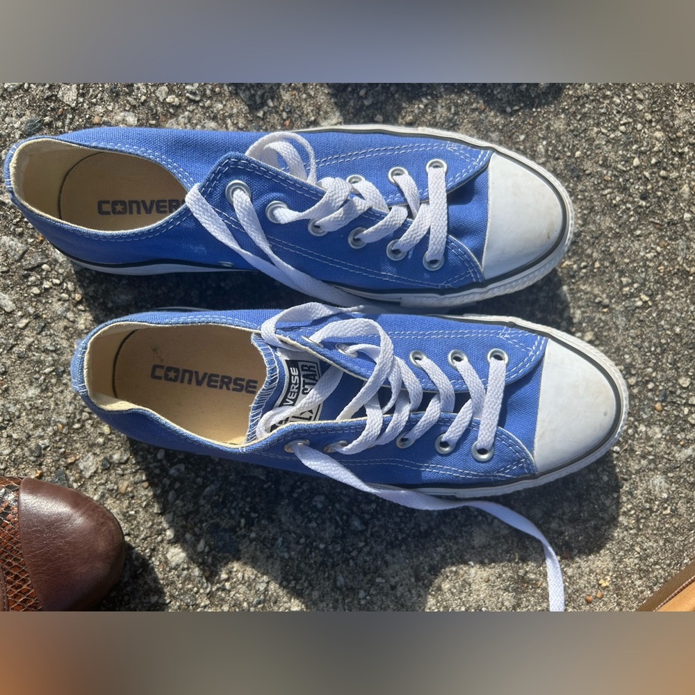 Purple Chuck Taylor Converse All star sneakers